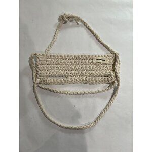 Handmade Cream Crochet Crop Top